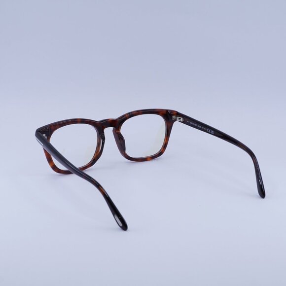 Tom Ford FT5870-F-B 054 Eyeglasses Red Havana 52mm Square Frame - Picture 3 of 10